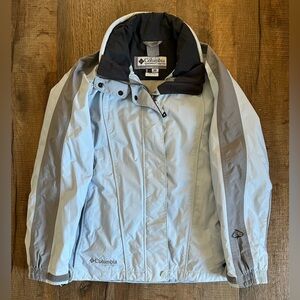 Columbia jacket with hood in collar. Outer shell only! Excellent condition.
